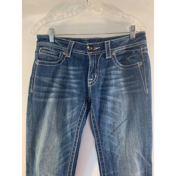 MISS ME Women’s Bling Angel Boot Cut Jeans / Size: 29 - Picture 9 of 14